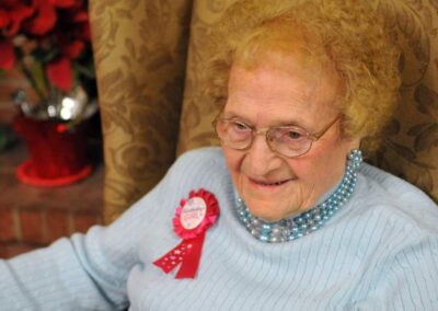 On her 110th birthday. (Source: TribLIVE.com)