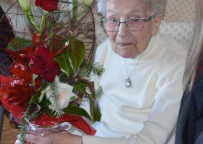 On her 106th birthday. (Source: Le Dauphiné Libéré)