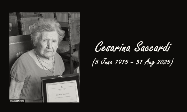 Italian Woman Cesarina Saccardi Dies at 110