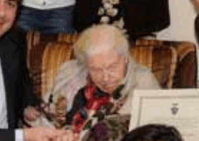 At the age of 109. (Source: Città Metropolitana di Firenze)