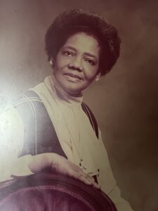 Gwen Hutchinson in her 80s.