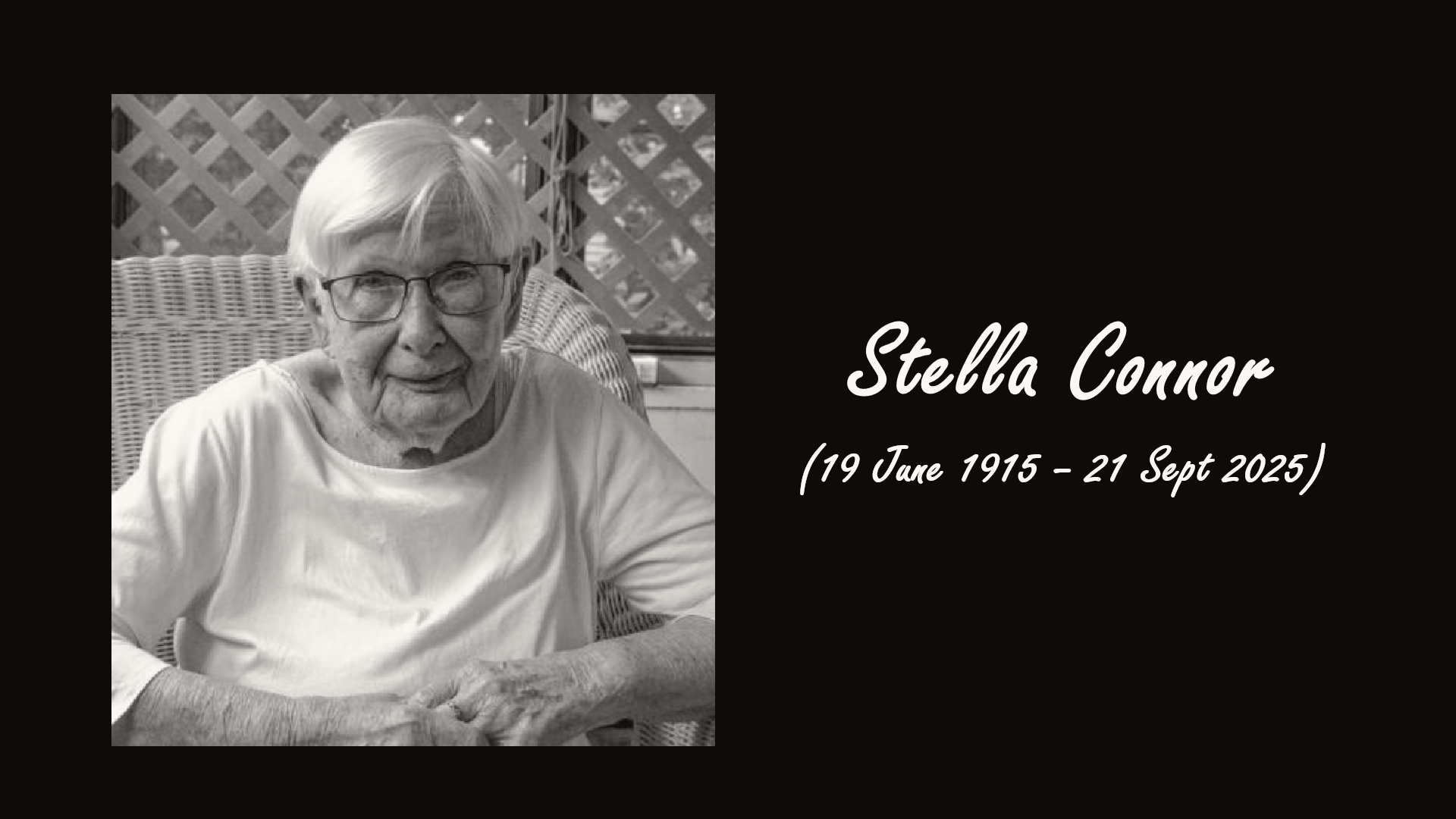 American Woman Stella Connor Dies at 110