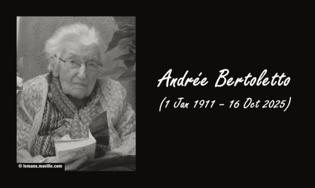 French Supercentenarian Andrée Bertoletto Dies at 114