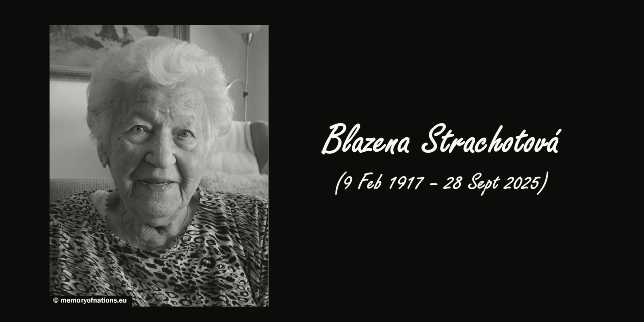 Blažena Strachotová, Czech Republic’s Oldest Person, Dies at 108