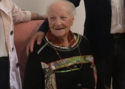 On her 110th birthday. (Source: Le Dauphiné Libéré)