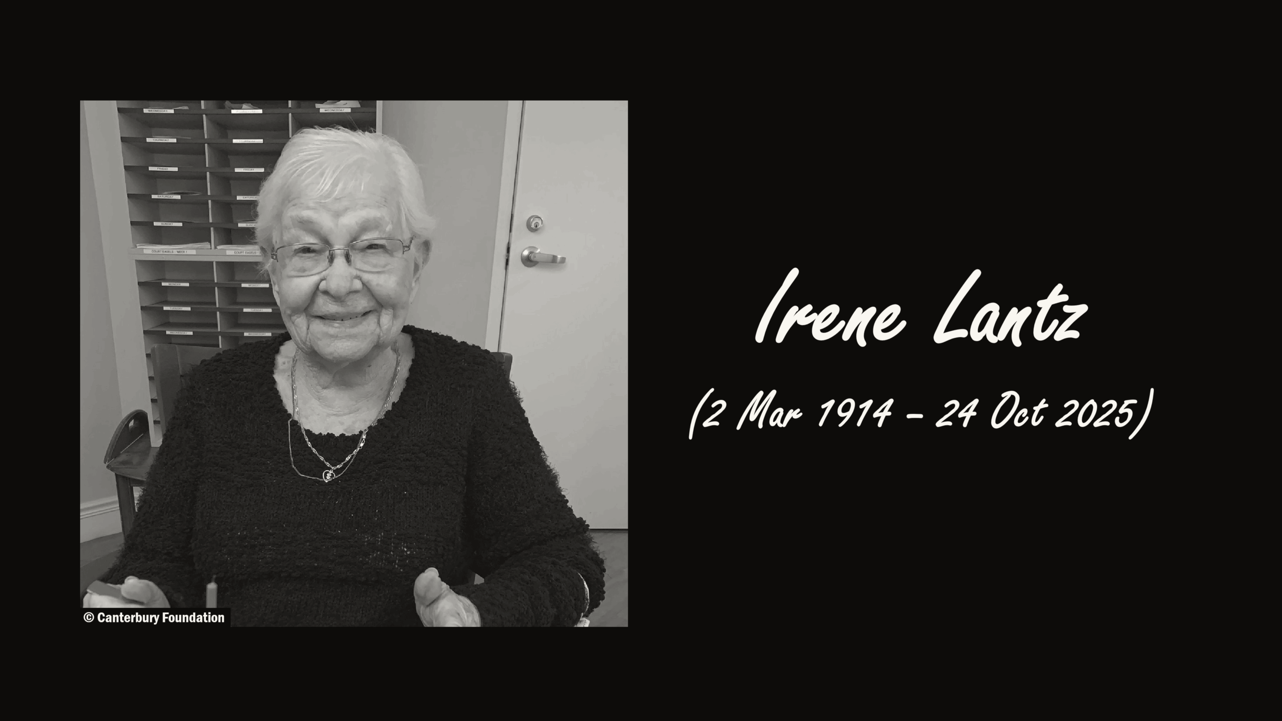 Irene Lantz, Canada's Second-Oldest Resident, Dies at 111