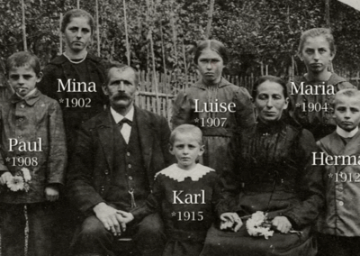 With his parents and older siblings. (Source: YouTube)