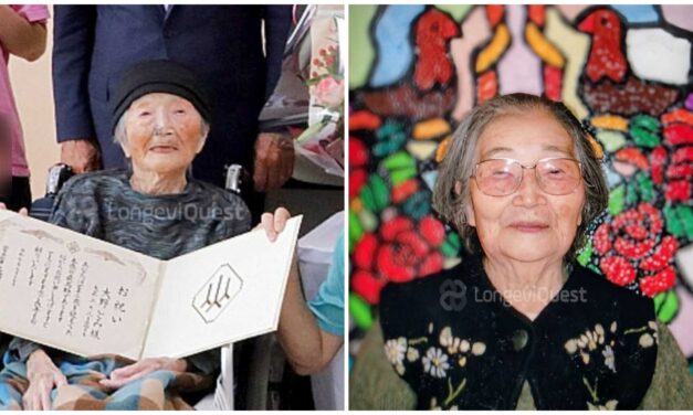 Mrs. Tomi Ōno (大野とみ), 112, the Oldest Living Person in Yamanashi, Japan