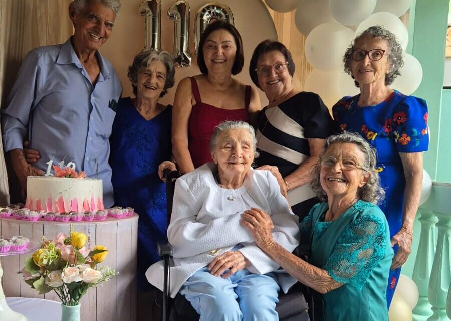 Brazilian Woman Eunice Anício da Silveira Celebrated Her 110th Birthday