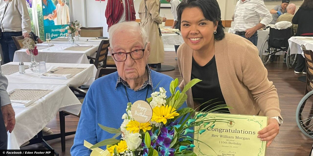 Reverend Bill Morgan, Australia’s Second-Oldest Man, Turns 110