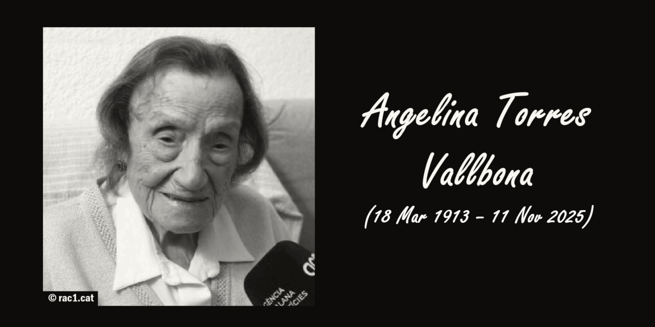 Angelina Torres Vallbona, Spain’s Oldest Person, Dies at 112