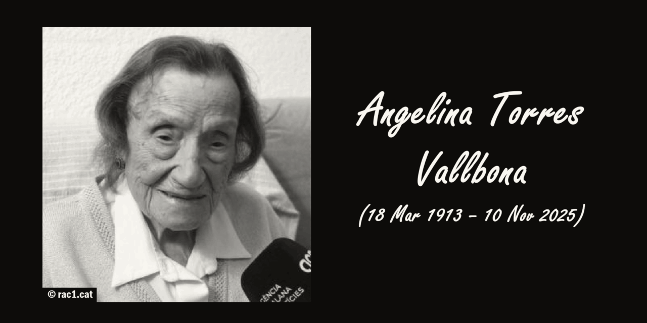 Angelina Torres Vallbona, Spain’s Oldest Person, Dies at 112