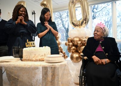 On her 110th birthday in 2025. (Source: Facebook / Mayor Michelle Wu 吳弭)