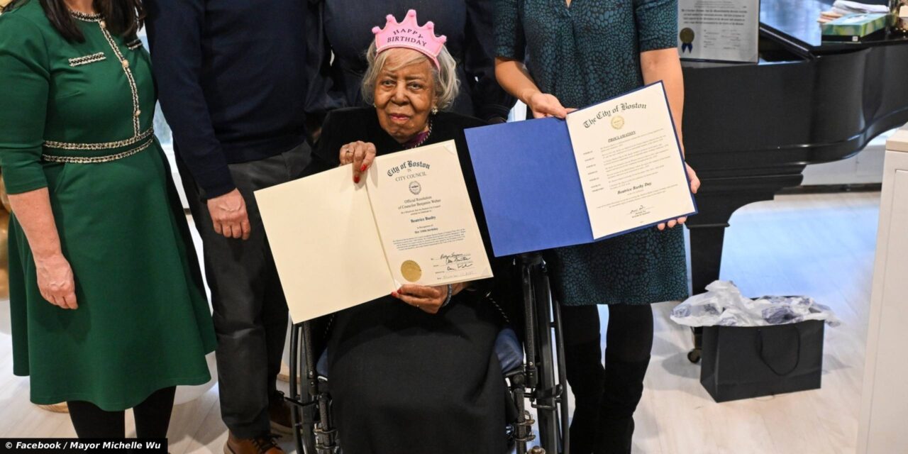 American Woman Beatrice Busby Turns 110