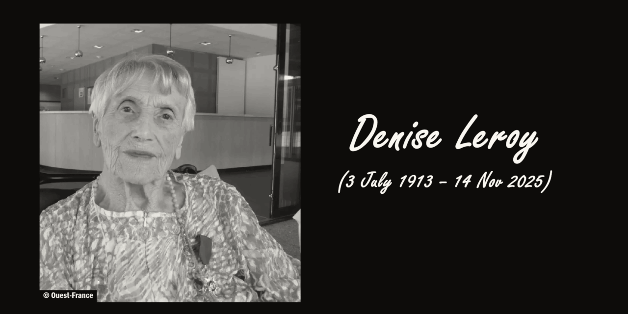 French Supercentenarian Denise Leroy Dies at 112