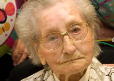 On her 110th birthday in 2013. (Source: Brampton Guardian)