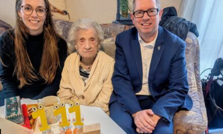German Supercentenarian Gertrud Oertel Turns 111
