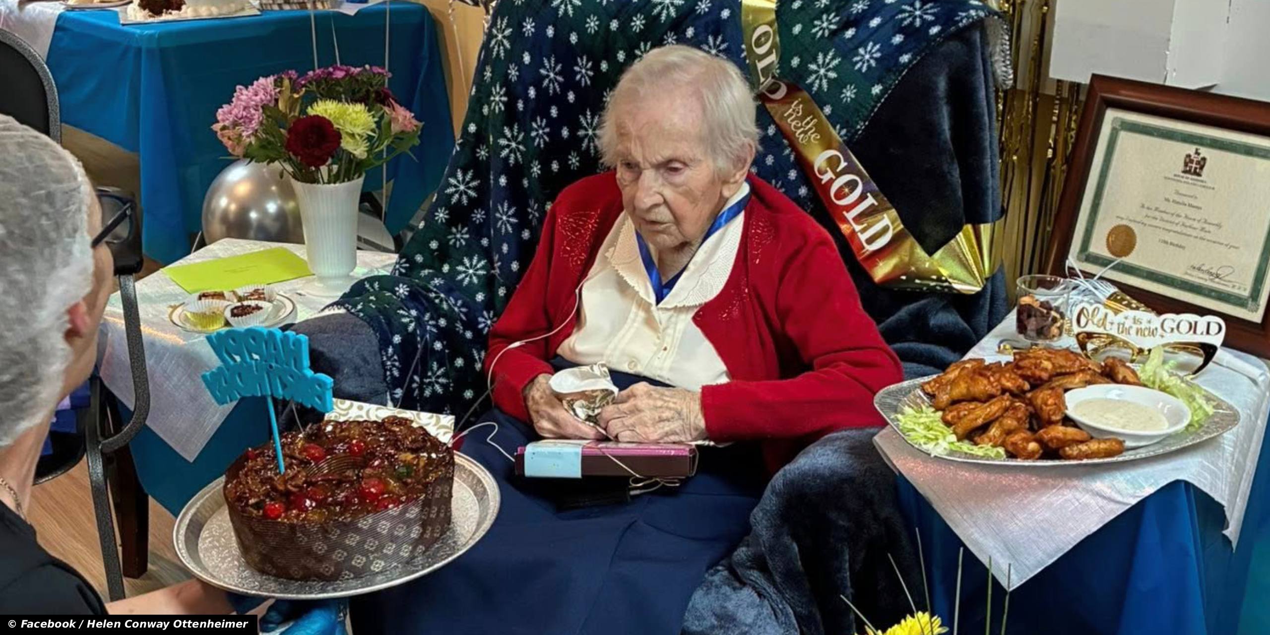 Canadian Woman Hersilia Moores Turns 110