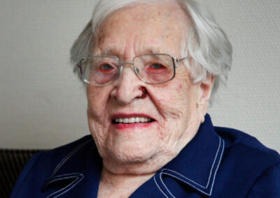 On her 110th birthday. (Source: Helsingin Sanomat)