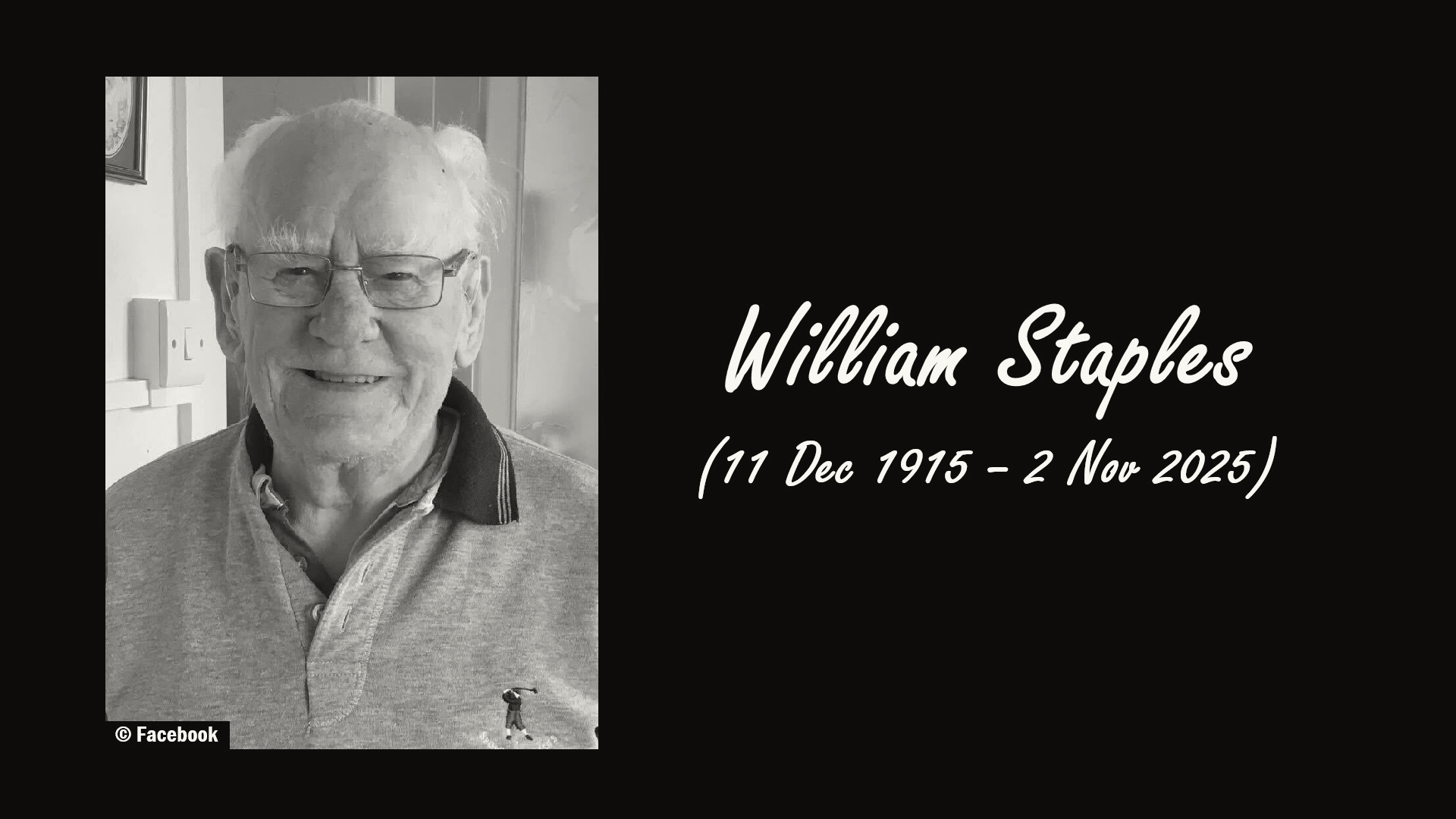William Staples, England's Oldest Man, Dies at 109