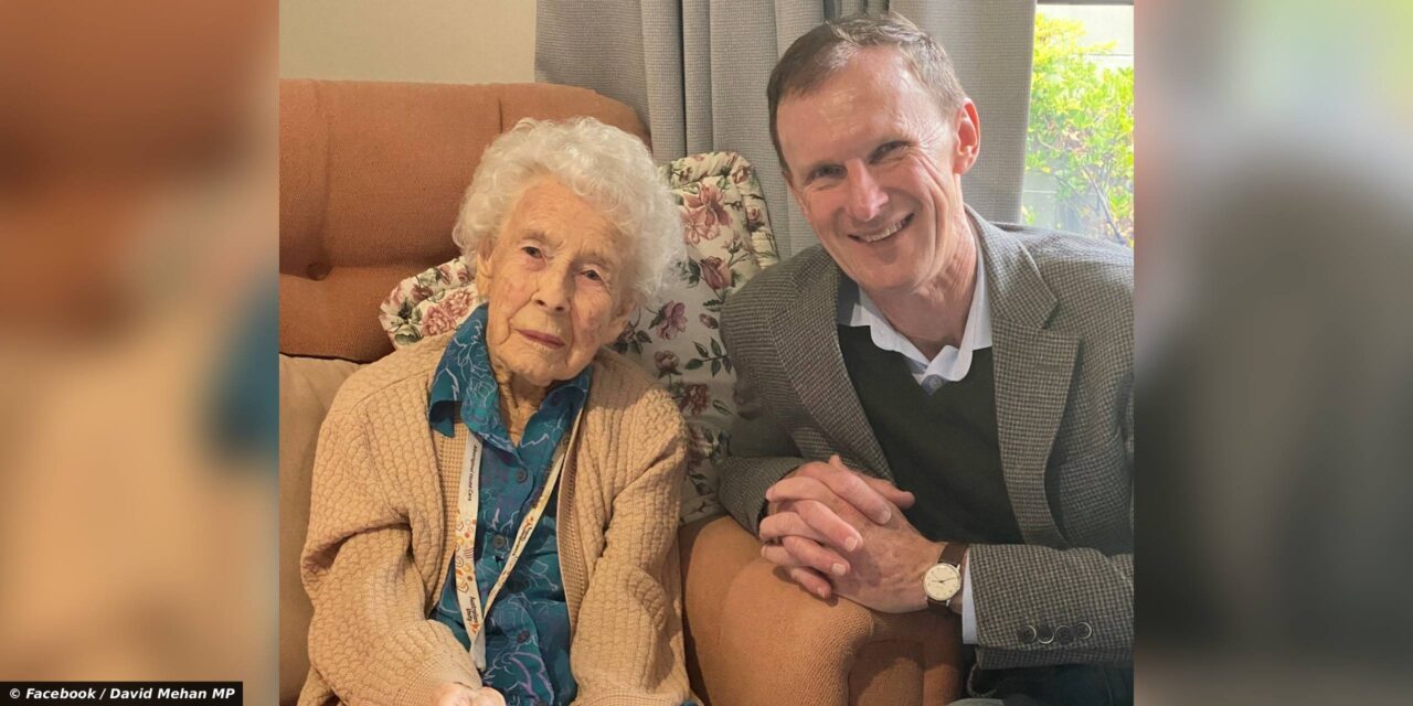 Australian Woman Edna Hayes Turns 110