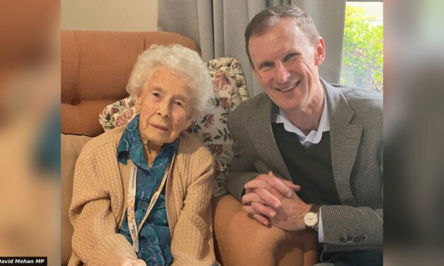 Australian Woman Edna Hayes Turns 110