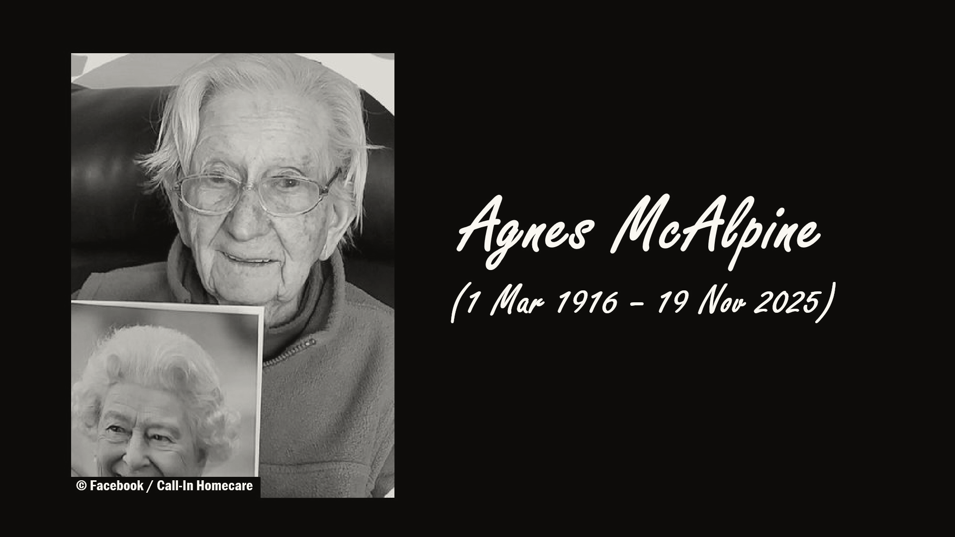 Agnes McAlpine, Scotland's Oldest Woman, Dies at 109