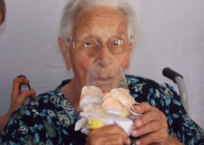 On her 100th birthday.