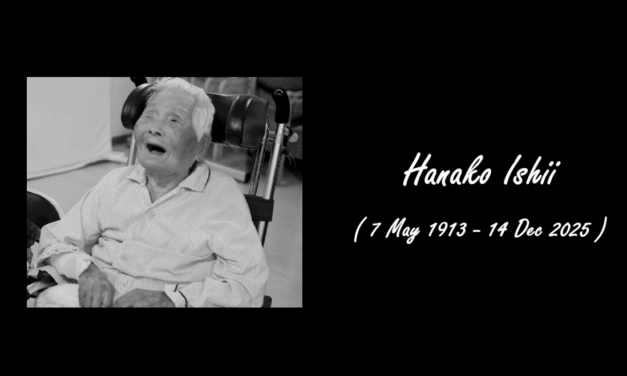 Hanako Ishii of Chiba Prefecture, Japan, Passes Away at Age 112