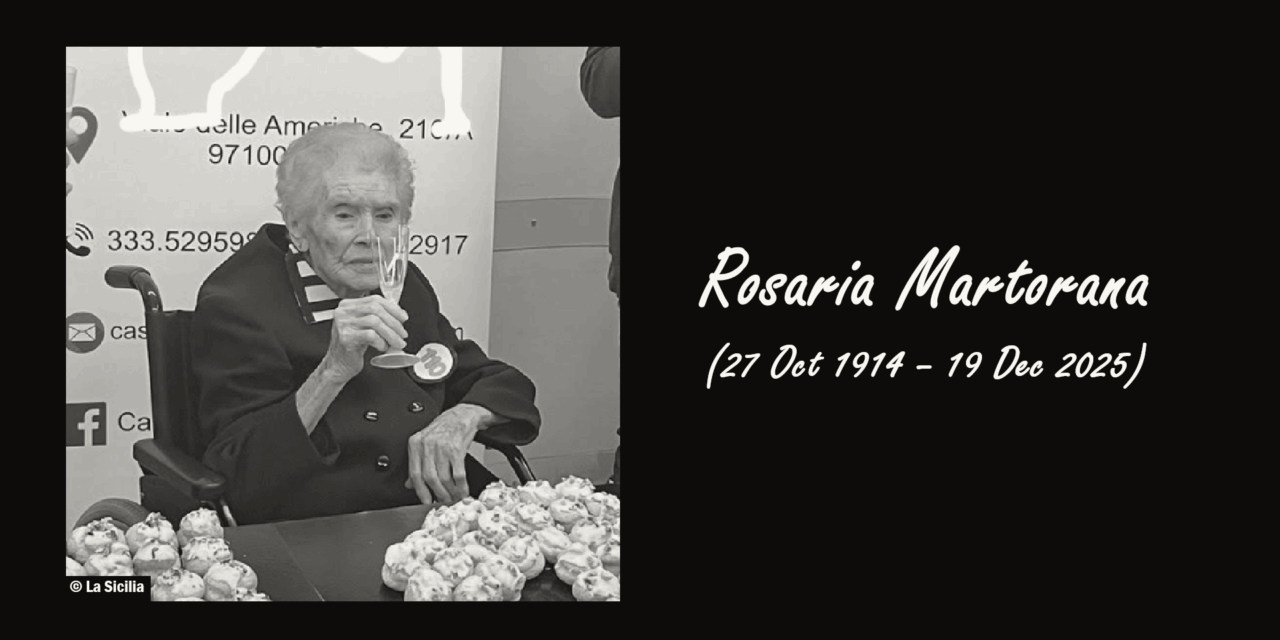 Rosaria Martorana, Sicily’s Oldest Resident, Dies at 111