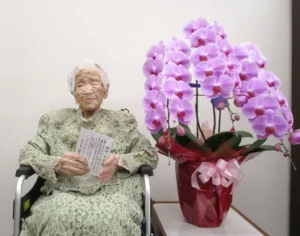 On 13 September 2021, aged 118. (Source: jiji.com)