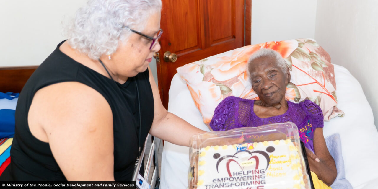 Trinidadian Woman Annie Nelson Turns 110