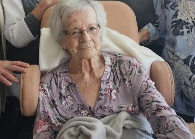 On her 110th birthday in 2024. (Source: Facebook / Centre Le Cardinal)