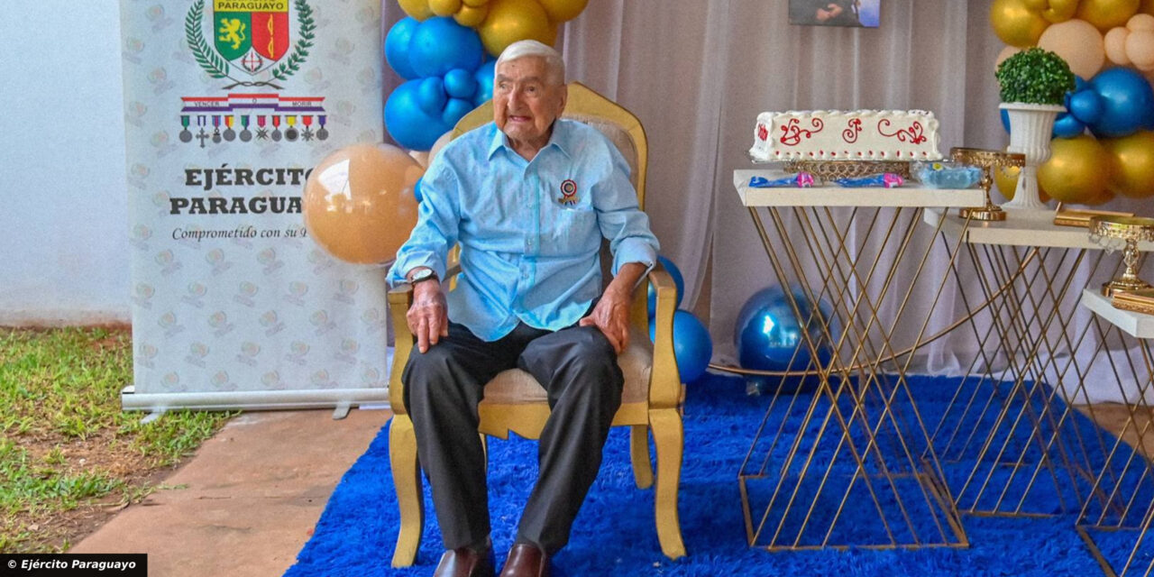 Canuto González Britos, Chaco War Veteran, Turns 110