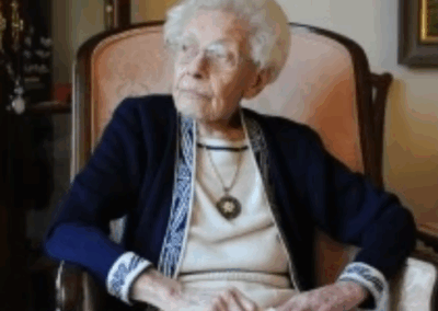 Shortly before her 109th birthday. (Source: Reading Eagle)