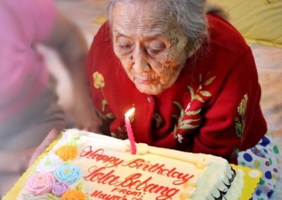 On her 105th birthday. (Source: Local Government Unit of Mendez-Nuñez)