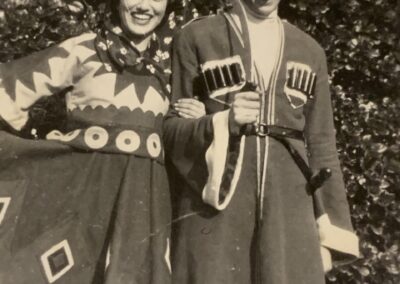 With her husband. (Source: Times of Malta)