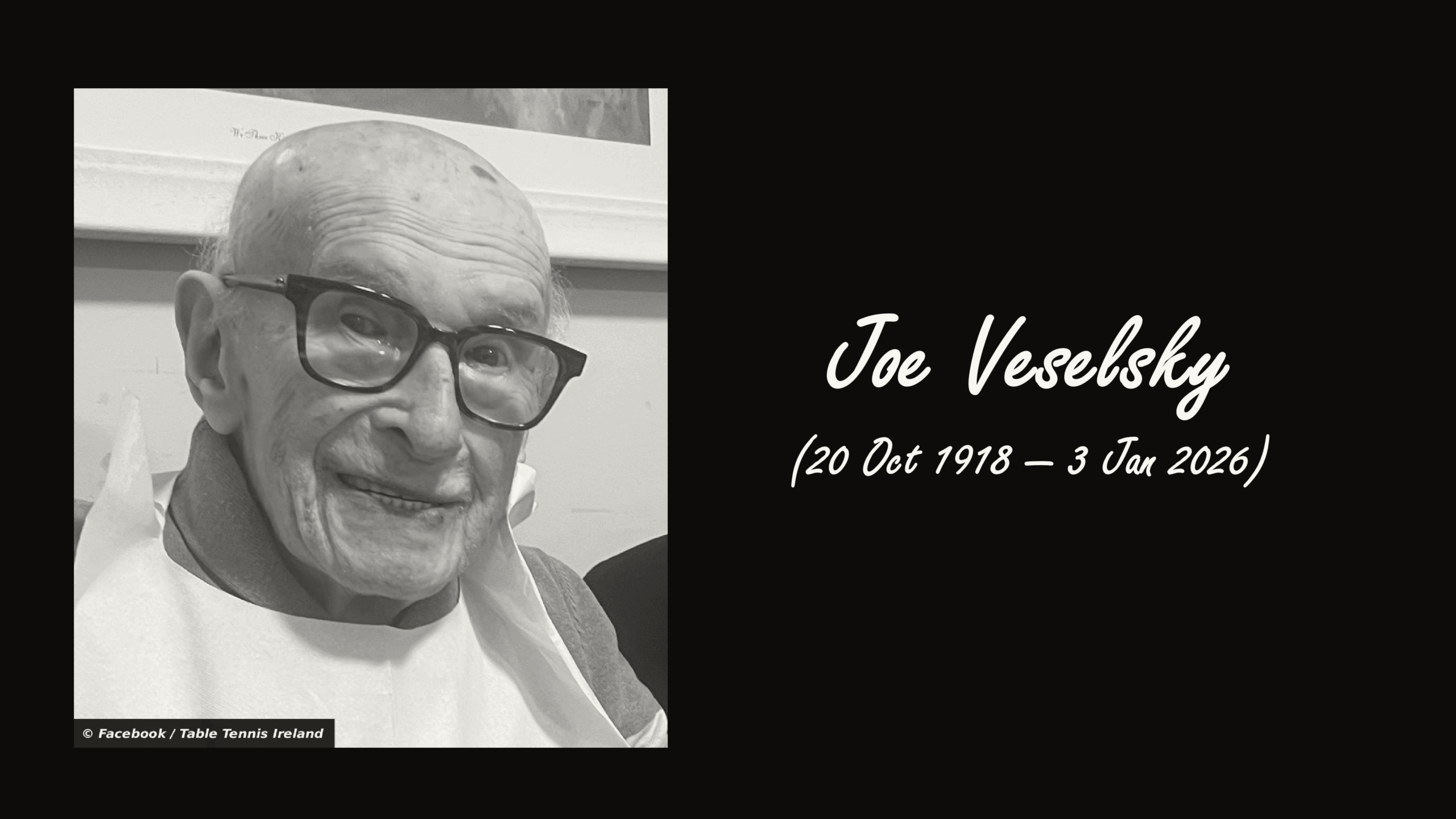 Joe Veselsky, Ireland's Oldest Man, Dies at 107