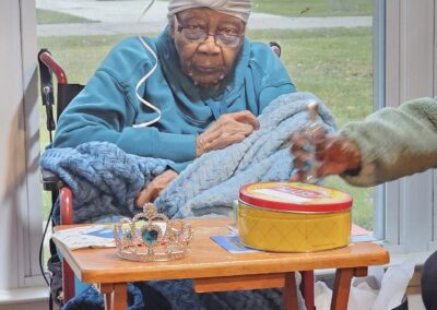 On her 109th birthday in 2024. (Source: Friends of Sacred Heart Church - Detroit, MI)