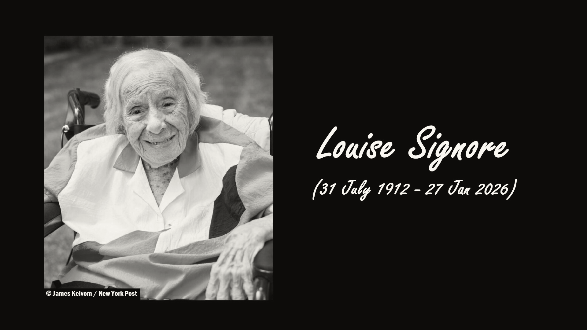 Louise Signore, New York's Oldest Resident, Dies at 113
