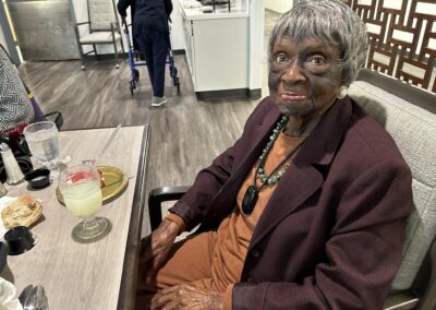 On her 110th birthday. (Source: Facebook / Rick Portier)