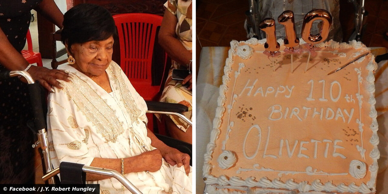 Olivette Labonne, the Oldest Person in Mauritius, Turns 110
