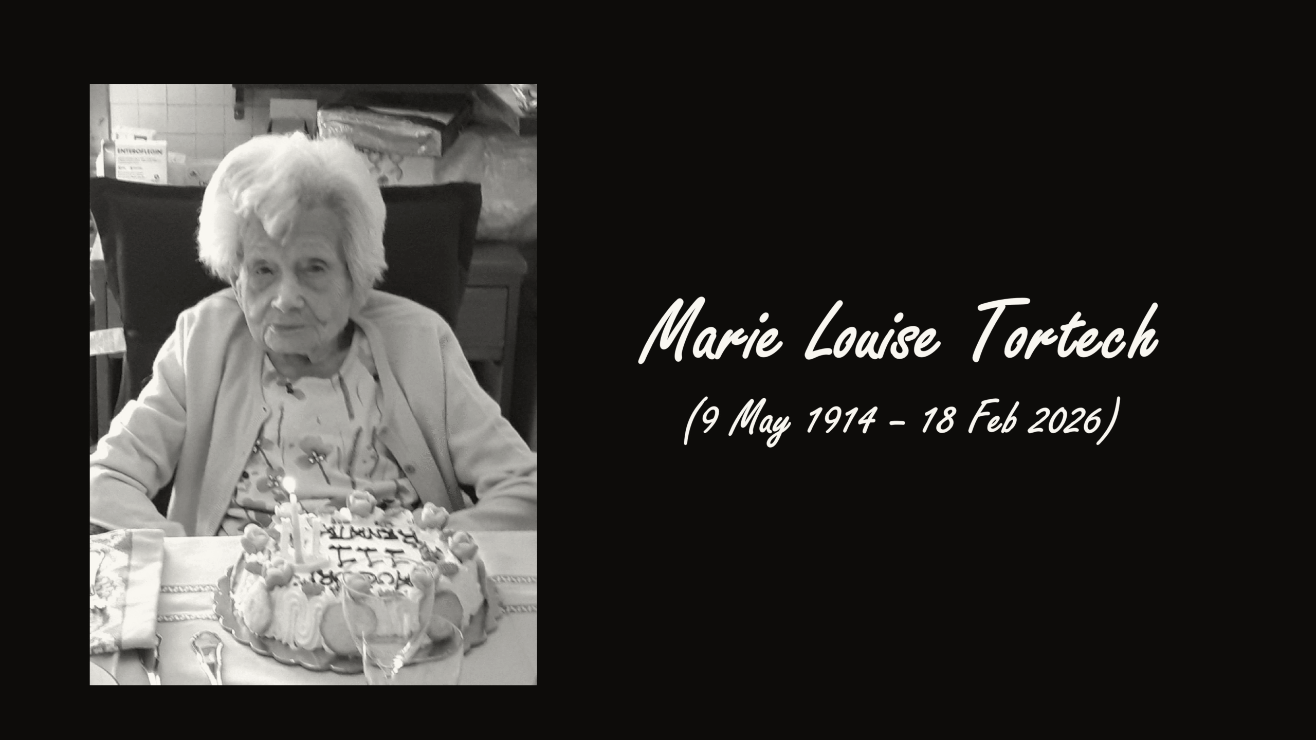 Marie Louise Tortech, Italy's Second-Oldest Woman, Dies at 111