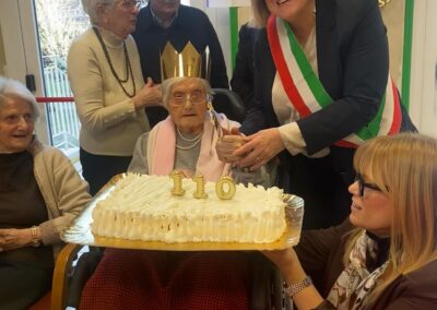 On her 110th birthday in 2026. (Source: Comune Paderno Dugnano)