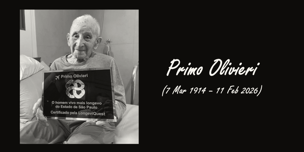 Primo Olivieri, Brazil’s Second-Oldest Man, Dies at 111