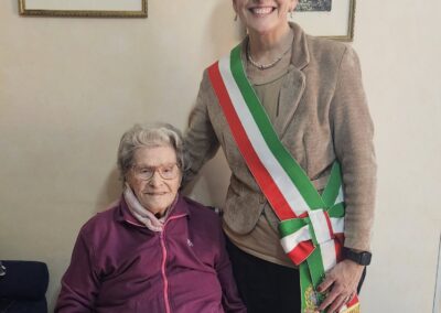 On her 109th birthday. (Source: Facebook / Elisabetta Ricci Sindaco Rapallo)