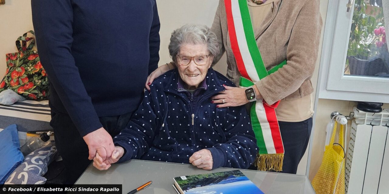 Italian Woman Rosa Lorenzina Fausti Turns 110