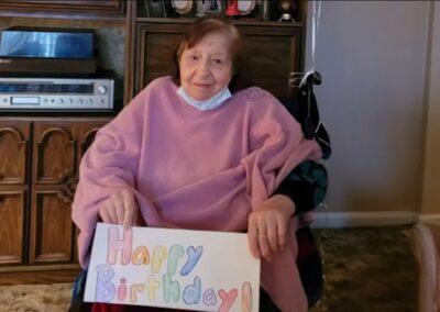 Shortly before her 110th birthday. (Source: ABC7)