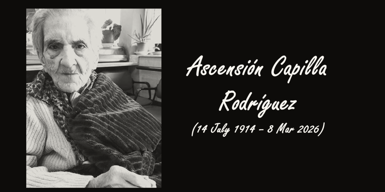 Spanish Woman Ascensión Capilla Rodríguez Dies at 111