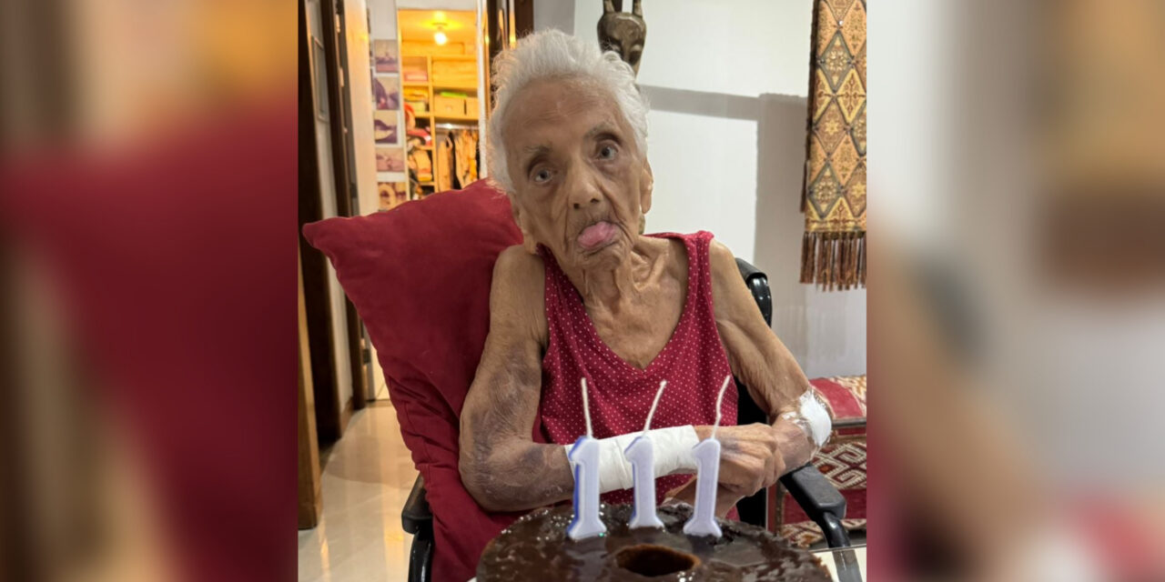 Clelia Valentina dos Santos, a Resident of Rio de Janeiro, Brazil, Turns 111
